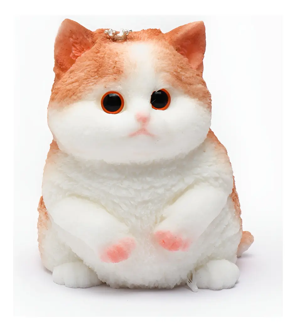 Brinquedo Squish Alívio Estresse Apertar Gatinho Macio 1 Uni - 1