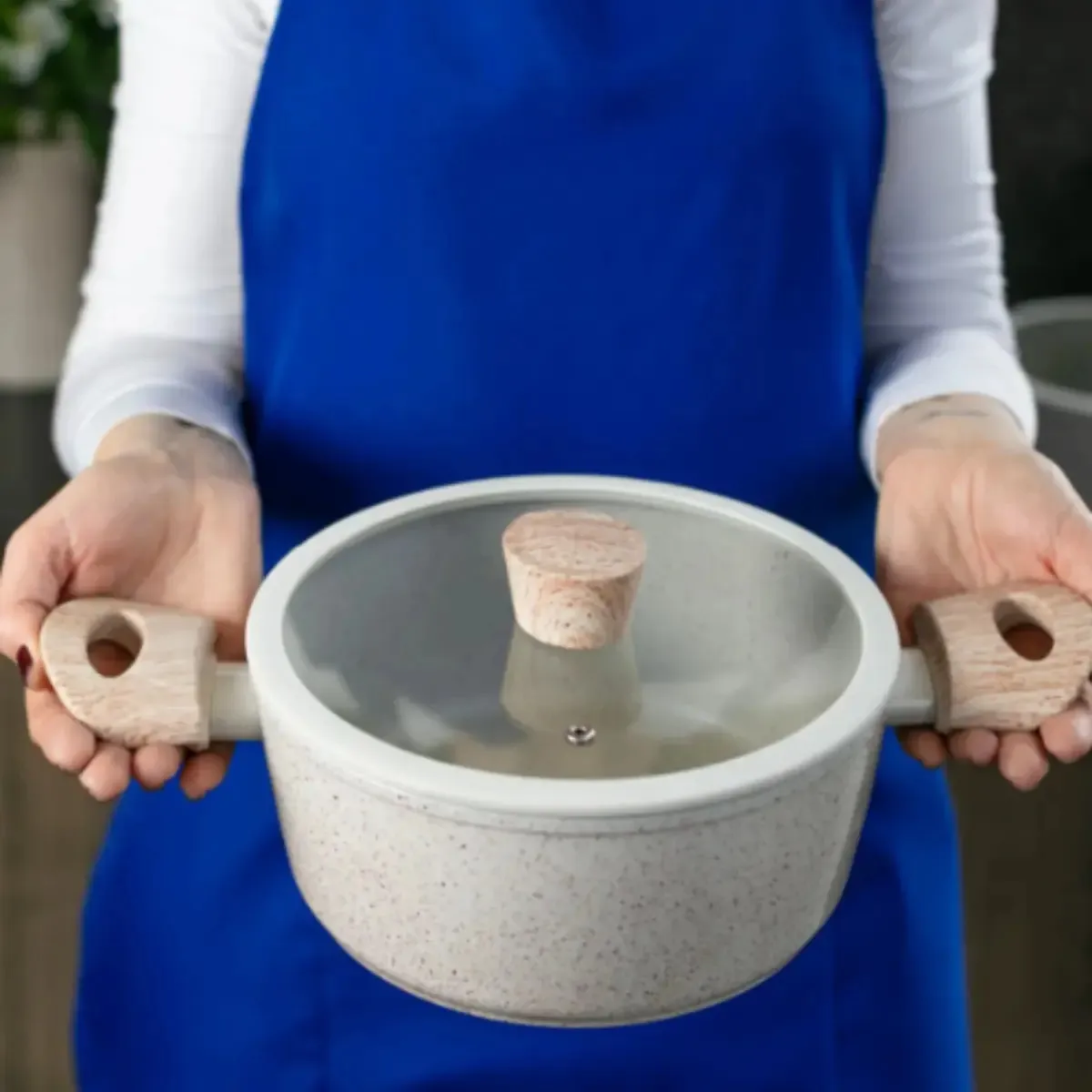 Brinox - Panela Caçarola de Indução Ceramic Life Sirius Ø22 cm 2,7L com Tampa e Revestimento Cerâmico Antiaderente - 2