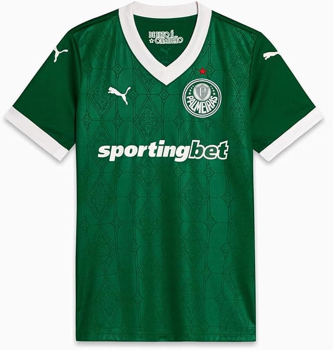 Camisa Palmeiras Estádio Home Jersey 25 Power Green GG - 1