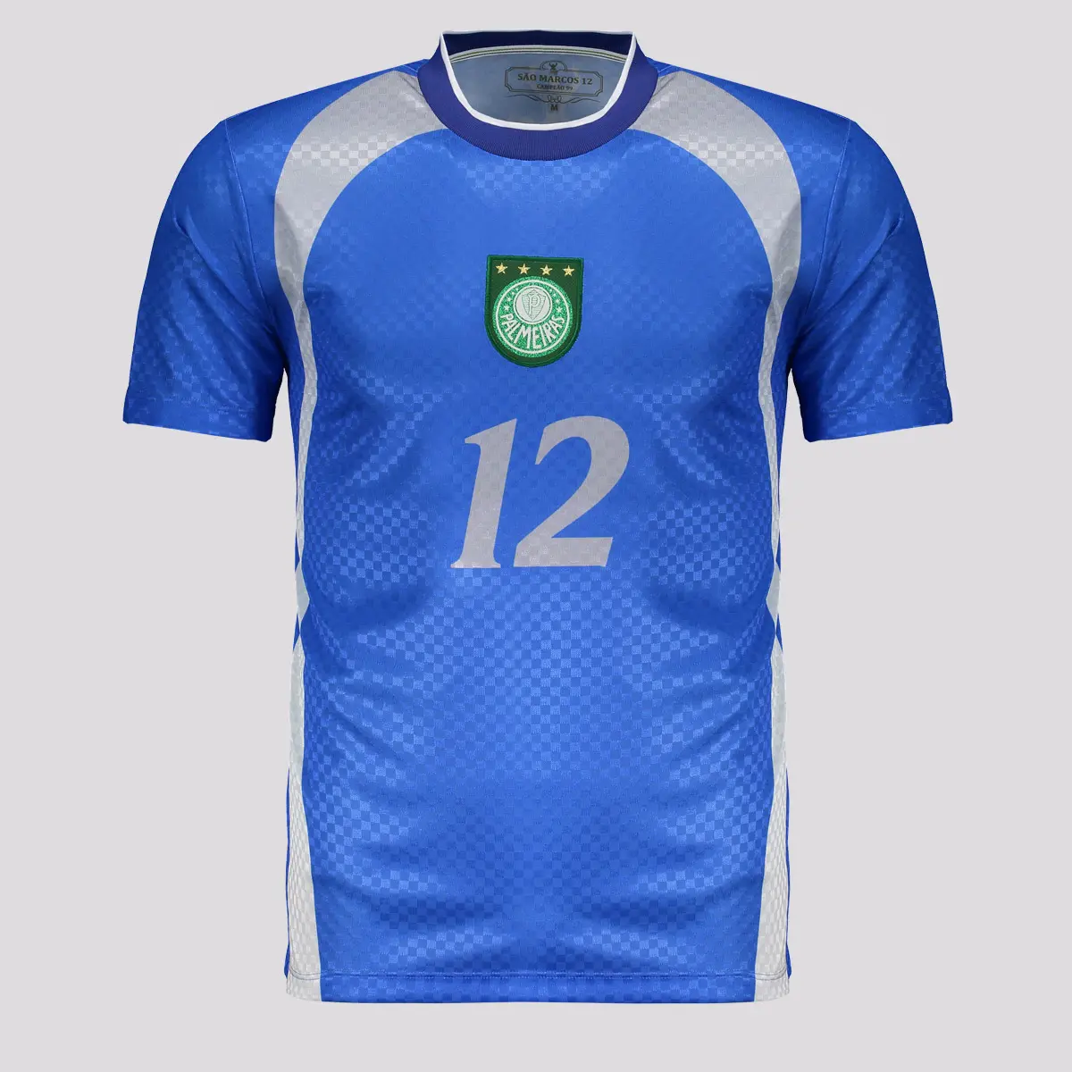 Camisa Palmeiras Goleiro Retrô Libertadores 1999 Azul Tam P - 1
