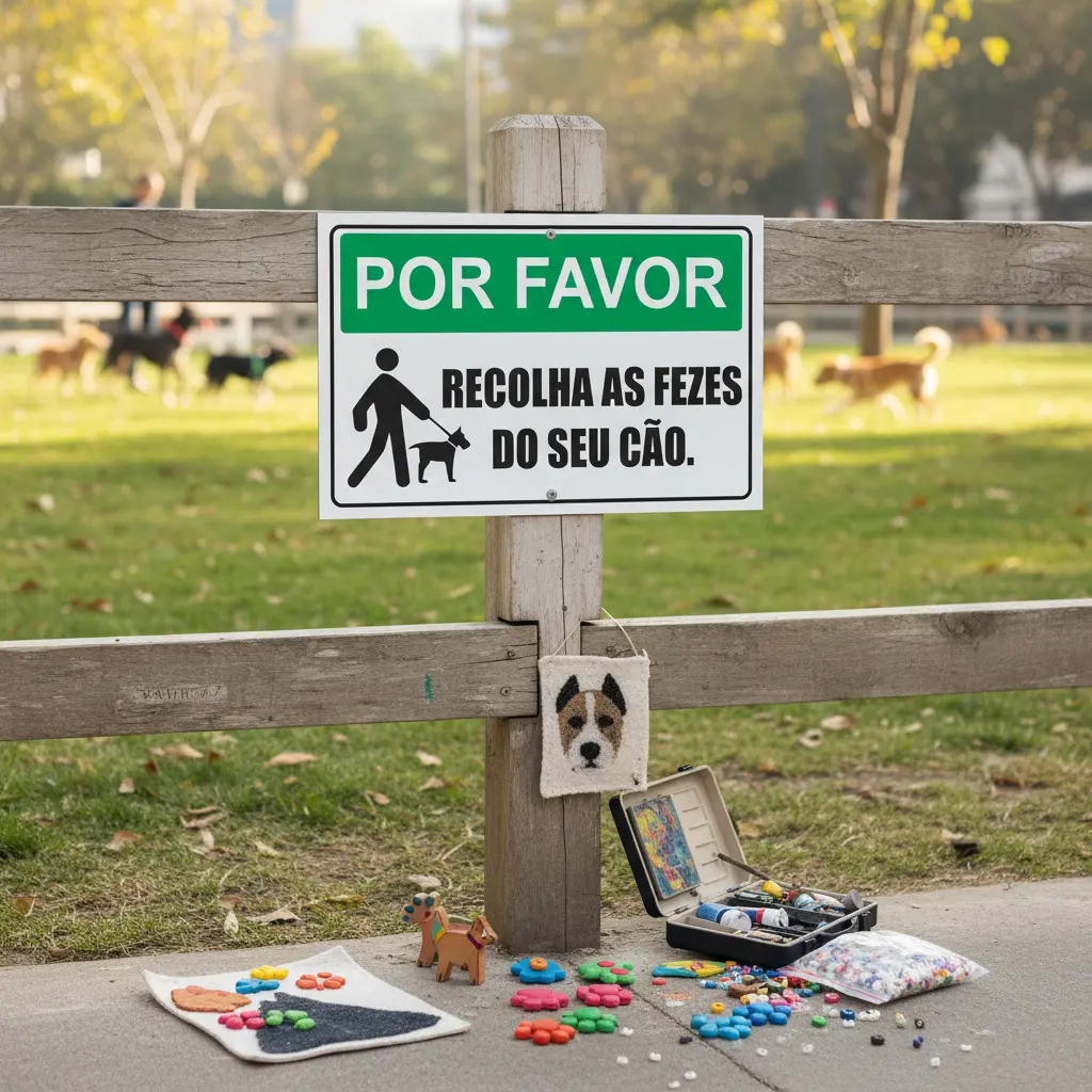 Placa Pvc_30x20_recolher_fezes_cão - 1
