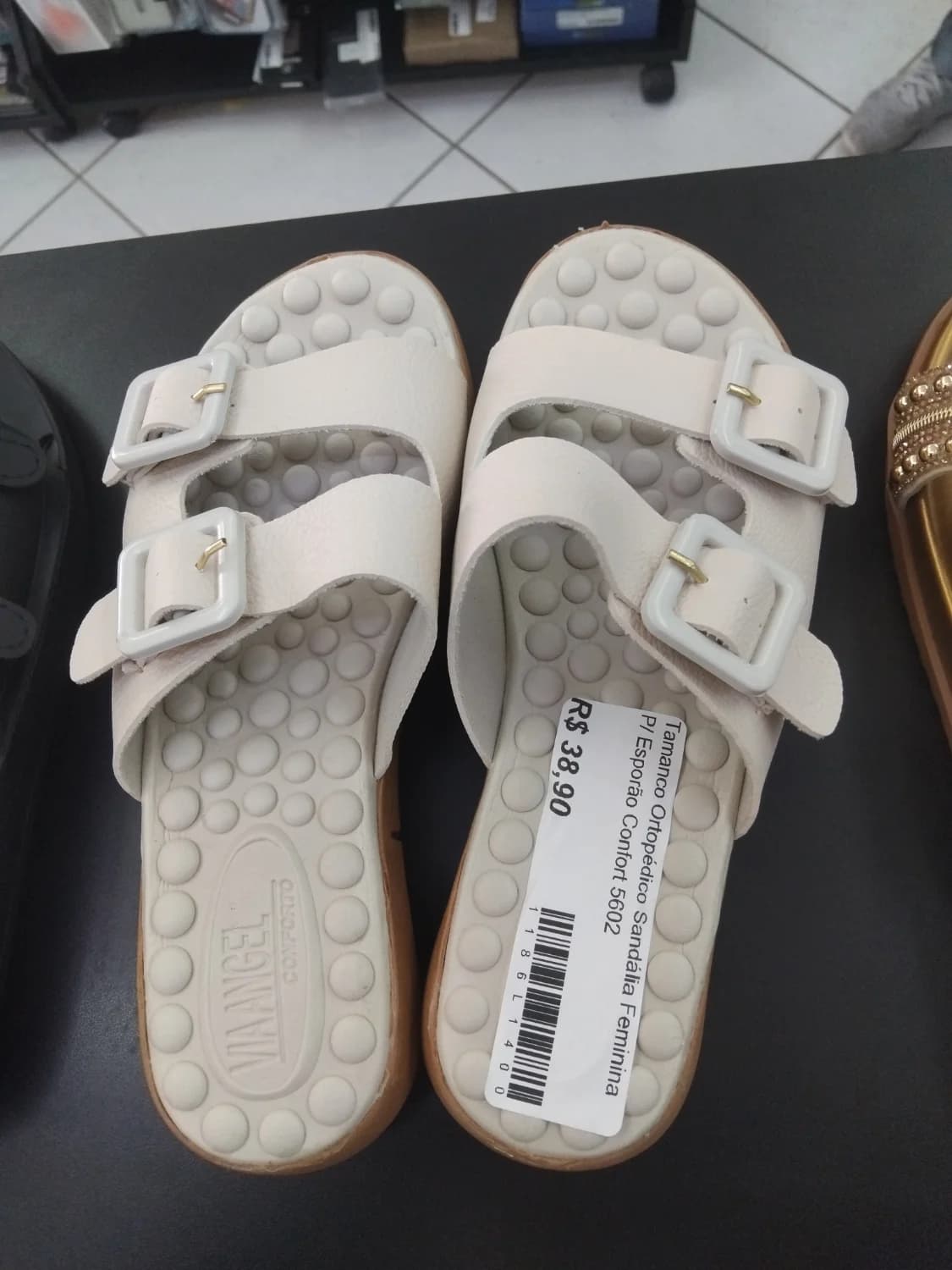 Tamanco Ortopédico Sandália Feminina P/ Esporão Confort 5602 - 1
